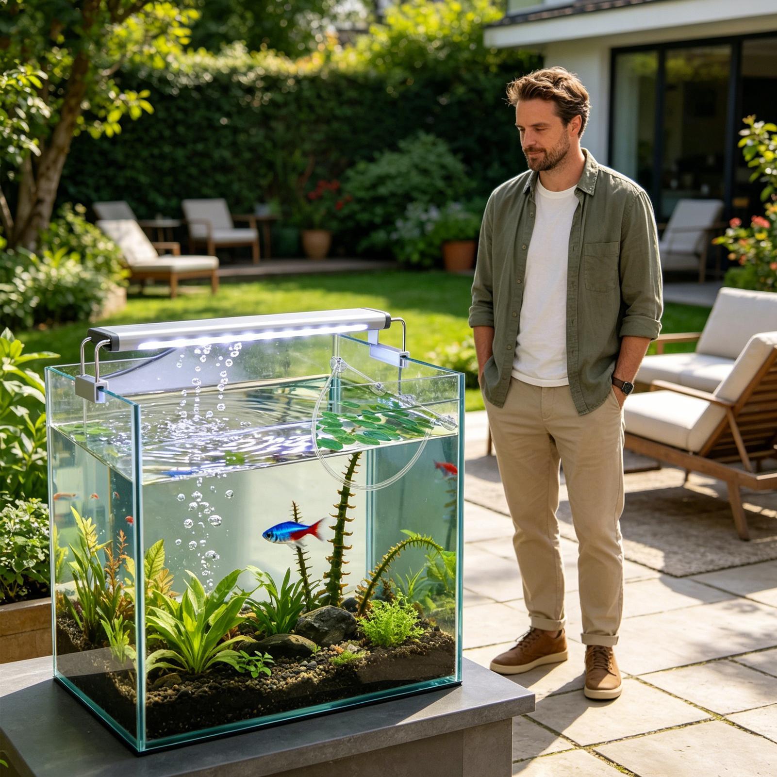 Floating Plant Corral Auto Hei - огляд і ціна Planted Aquarium Tank Kit