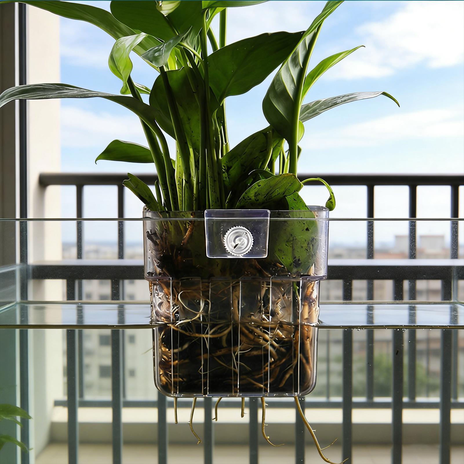 Aquarium Plant Basket Transpar - огляд і ціна Aquarium Plant Design