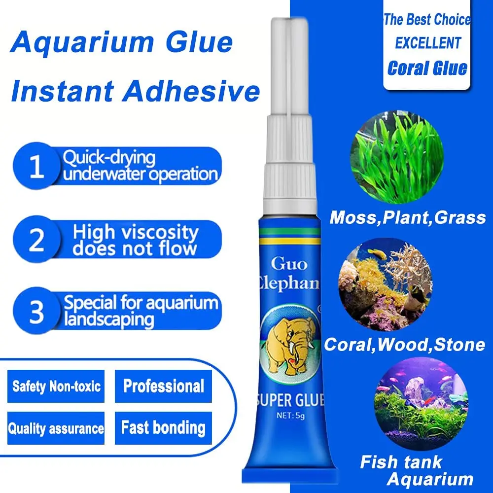 Fish Tank Landscaping Moss Glu - огляд і ціна Aquarium Plant Glue Gel