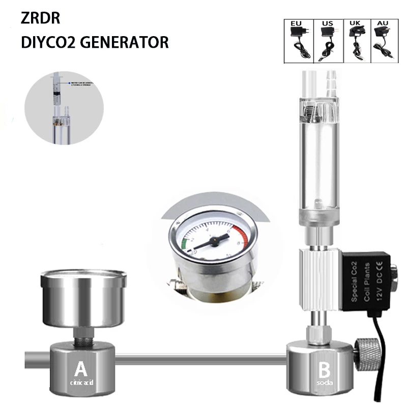 Aquarium DIY CO2 Reactor Gener - огляд і ціна Planted Aquarium Tank Kit