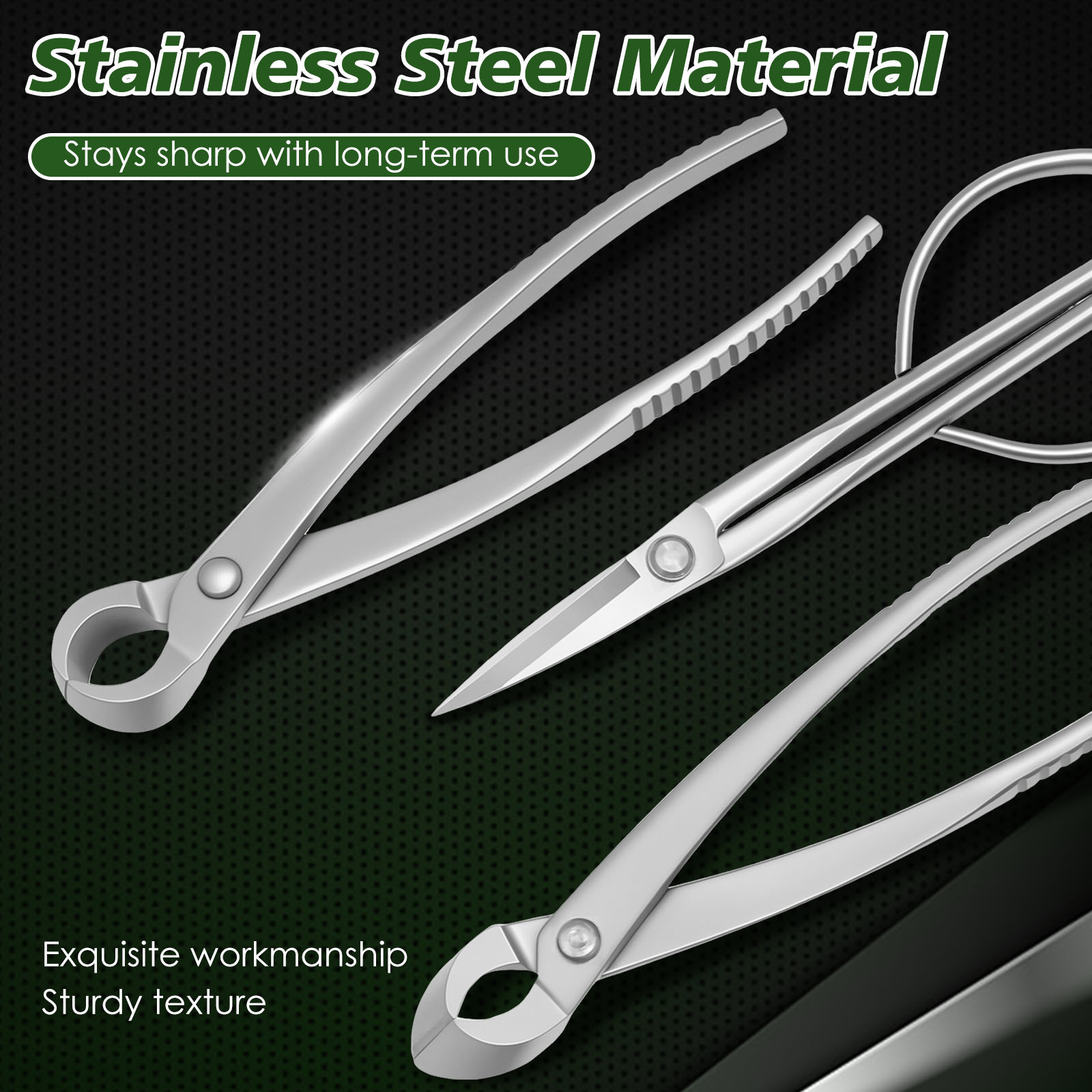 3 Pcs Bonsai Tool Set with Kno - огляд і ціна Trimming Scissor Set