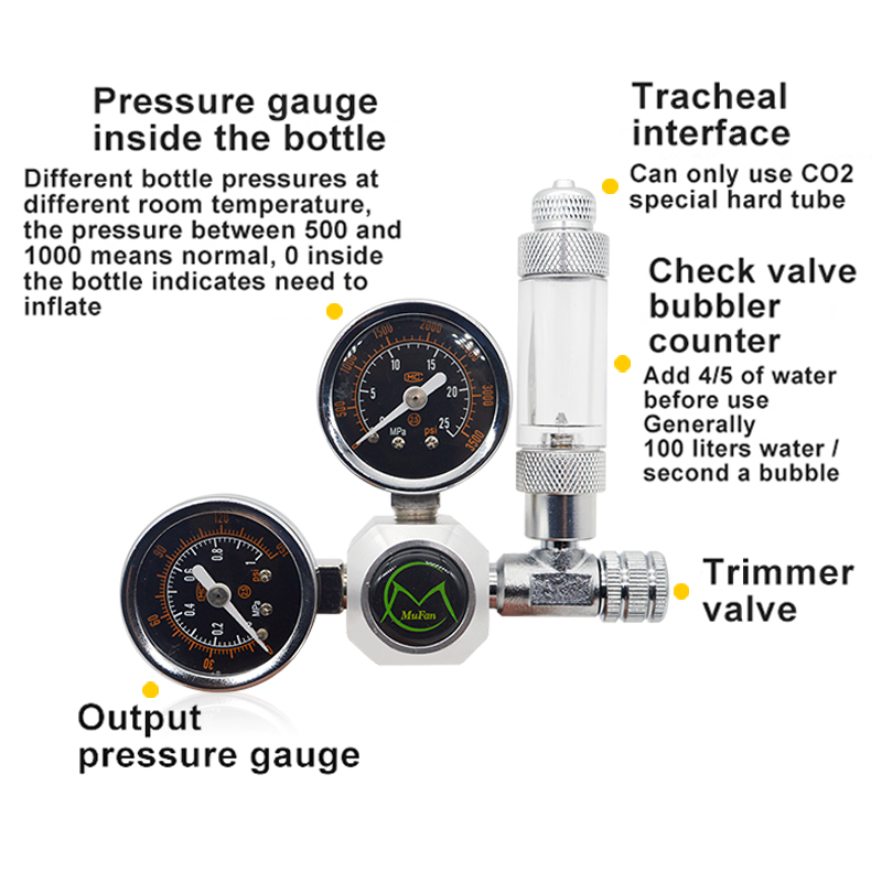 Aquarium CO2 Regulator Magneti - огляд і ціна Planted Aquarium Tank Kit