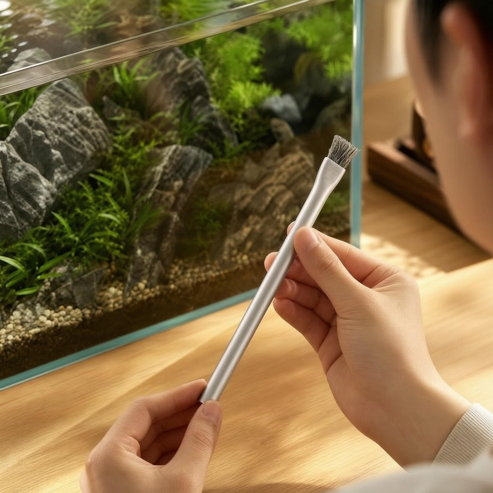 Fish Tank Algae Brush Stainles - огляд і ціна Planted Aquarium Tank Kit