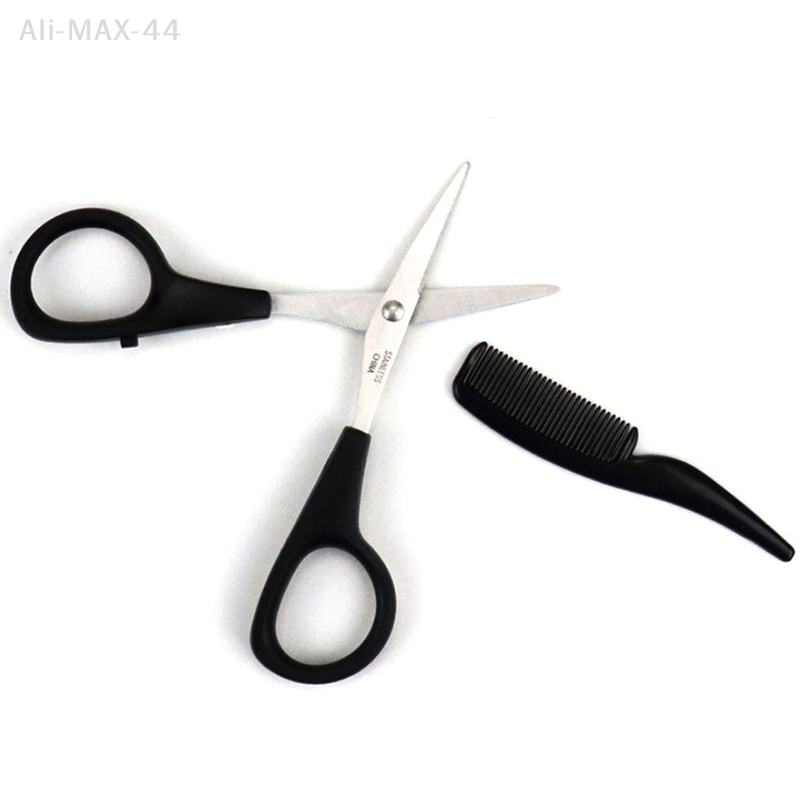Mens Beard Mustache Comb Nose  - огляд і ціна Trimming Scissor Set